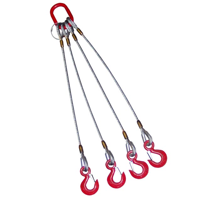 4 Leg Bridle Wire Rope Slings